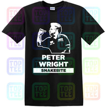 Load image into Gallery viewer, Snakebite Peter Wright Darts Blue T-Shirt S-XXL World Champs 2019 unofficial