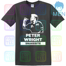 Load image into Gallery viewer, Snakebite Peter Wright Darts Blue T-Shirt S-XXL World Champs 2019 unofficial
