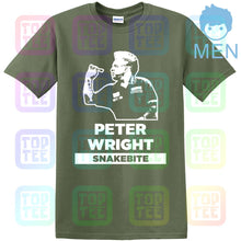 Load image into Gallery viewer, Snakebite Peter Wright Darts Blue T-Shirt S-XXL World Champs 2019 unofficial
