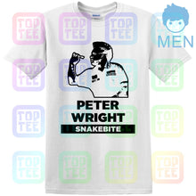 Load image into Gallery viewer, Snakebite Peter Wright Darts Blue T-Shirt S-XXL World Champs 2019 unofficial