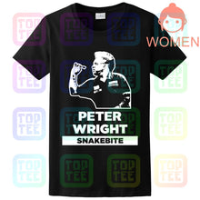 Load image into Gallery viewer, Snakebite Peter Wright Darts Blue T-Shirt S-XXL World Champs 2019 unofficial