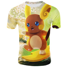 Load image into Gallery viewer, 2020 Fashion Sale 3D T Shirts funny Dart Board print T-Shirt Pokemon Tee Anime Cartoon Clothes Pikachu T Shirts men Short sleeve