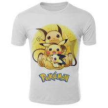 Load image into Gallery viewer, 2020 Fashion Sale 3D T Shirts funny Dart Board print T-Shirt Pokemon Tee Anime Cartoon Clothes Pikachu T Shirts men Short sleeve