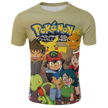 Load image into Gallery viewer, 2020 Fashion Sale 3D T Shirts funny Dart Board print T-Shirt Pokemon Tee Anime Cartoon Clothes Pikachu T Shirts men Short sleeve