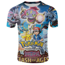 Load image into Gallery viewer, 2020 Fashion Sale 3D T Shirts funny Dart Board print T-Shirt Pokemon Tee Anime Cartoon Clothes Pikachu T Shirts men Short sleeve