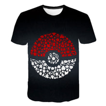 Load image into Gallery viewer, 3D T Shirts funny Dart Board print T-Shirt Pokemon Tee Anime Cartoon Clothes boy girls T Shirts men Short sleeve Designer Shirts
