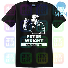 Load image into Gallery viewer, Snakebite Peter Wright Darts Blue T-Shirt S-XXL World Champs 2019 unofficial
