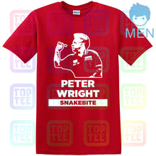 Load image into Gallery viewer, Snakebite Peter Wright Darts Blue T-Shirt S-XXL World Champs 2019 unofficial
