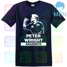 Load image into Gallery viewer, Snakebite Peter Wright Darts Blue T-Shirt S-XXL World Champs 2019 unofficial

