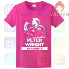 Load image into Gallery viewer, Snakebite Peter Wright Darts Blue T-Shirt S-XXL World Champs 2019 unofficial
