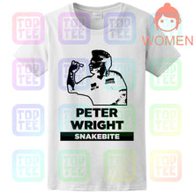 Load image into Gallery viewer, Snakebite Peter Wright Darts Blue T-Shirt S-XXL World Champs 2019 unofficial
