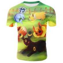 Load image into Gallery viewer, 2020 Fashion Sale 3D T Shirts funny Dart Board print T-Shirt Pokemon Tee Anime Cartoon Clothes Pikachu T Shirts men Short sleeve

