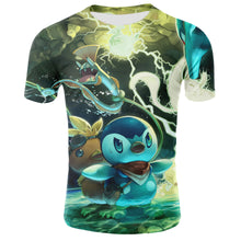 Load image into Gallery viewer, 2020 Fashion Sale 3D T Shirts funny Dart Board print T-Shirt Pokemon Tee Anime Cartoon Clothes Pikachu T Shirts men Short sleeve
