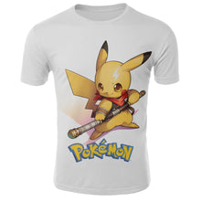 Load image into Gallery viewer, 2020 Fashion Sale 3D T Shirts funny Dart Board print T-Shirt Pokemon Tee Anime Cartoon Clothes Pikachu T Shirts men Short sleeve
