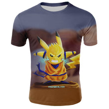 Load image into Gallery viewer, 2020 Fashion Sale 3D T Shirts funny Dart Board print T-Shirt Pokemon Tee Anime Cartoon Clothes Pikachu T Shirts men Short sleeve
