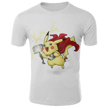 Load image into Gallery viewer, 2020 Fashion Sale 3D T Shirts funny Dart Board print T-Shirt Pokemon Tee Anime Cartoon Clothes Pikachu T Shirts men Short sleeve
