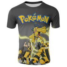 Load image into Gallery viewer, 2020 Fashion Sale 3D T Shirts funny Dart Board print T-Shirt Pokemon Tee Anime Cartoon Clothes Pikachu T Shirts men Short sleeve
