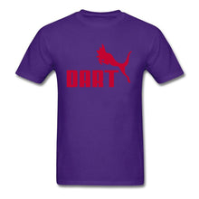 Load image into Gallery viewer, Dart Black Panther T-shirt Men Cotton T Shirt Darts Game Tops Lover Tee Shirts Red Letter Clothing Student Logo Tshirt
