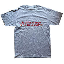Load image into Gallery viewer, I'D RATHER BE PLAYING DARTS T-Shirt Funny Humor My Drinking Team Has A Darts Problem Funny Cotton Short Sleeve 3D T Shirts
