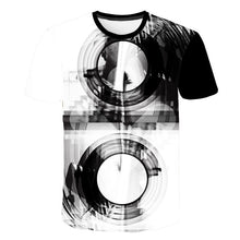 Load image into Gallery viewer, Summer Best 3D Dart Board T-Shirt Darts Throw Game Graphic Tee T Shirts Short sleeve Designer Shirts Skateboard Hip Hops Djing
